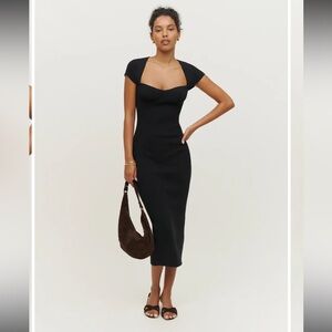 Reformation Agostino Cotton Sweater Dress